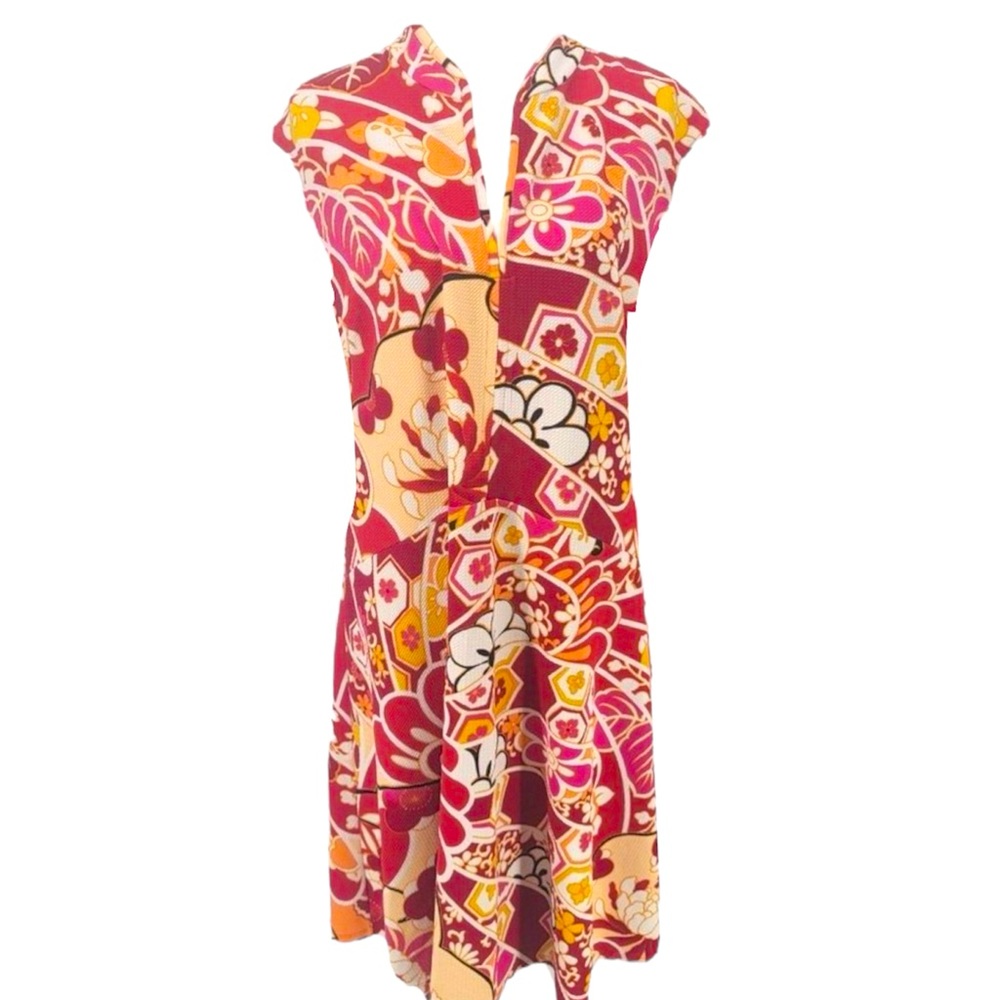Natori Alice Through the Looking Glass Dress Fit Flare 14W